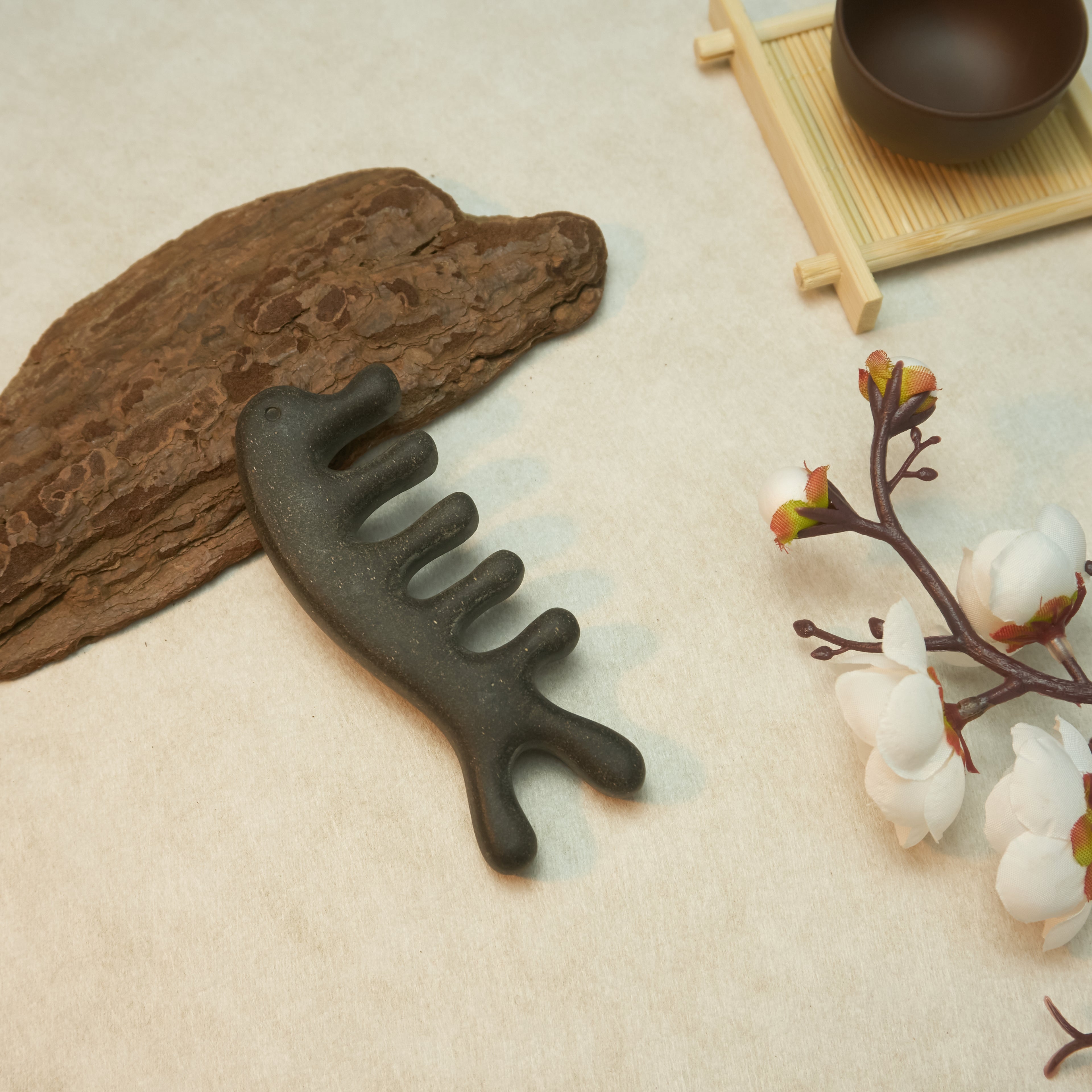 Polygonum Multiflorum Incense Massage Comb for Hair & Scalp Health·Cute Beast Aroma Comb