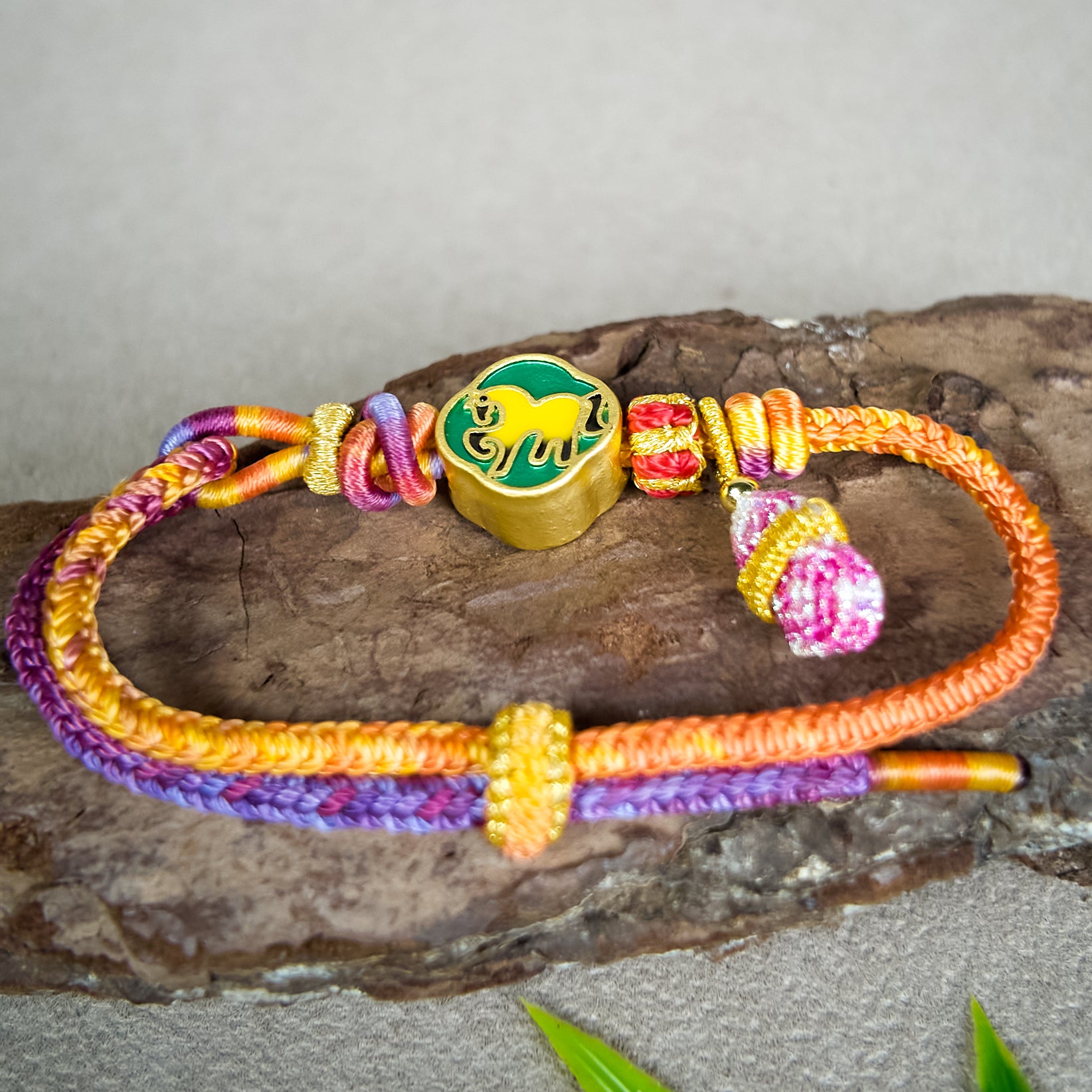 Chinese Handcrafted Bracelet · Chinese Zodiac · Horse (Wu) | Seal Script Zodiac Horse Bracelet