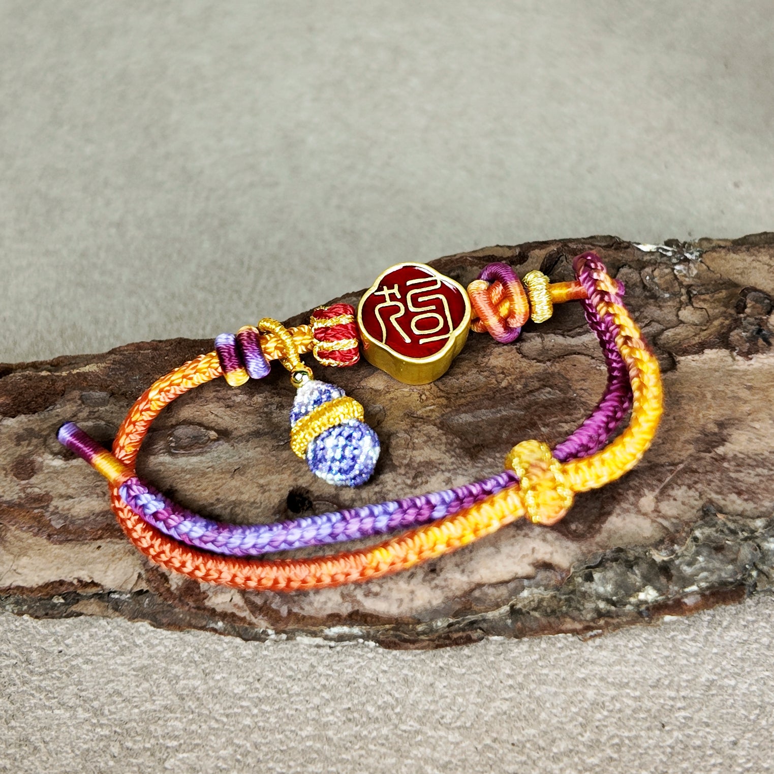 Chinese Handcrafted Bracelet · Chinese Zodiac · Dog (Xu) | Seal Script Zodiac Dog Bracelet